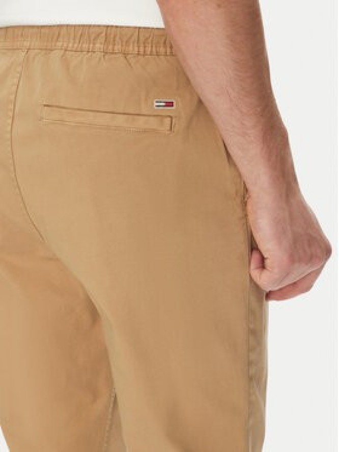 Tommy Jeans Joggery Austin DM0DM20283 Beżowy Slim Fit