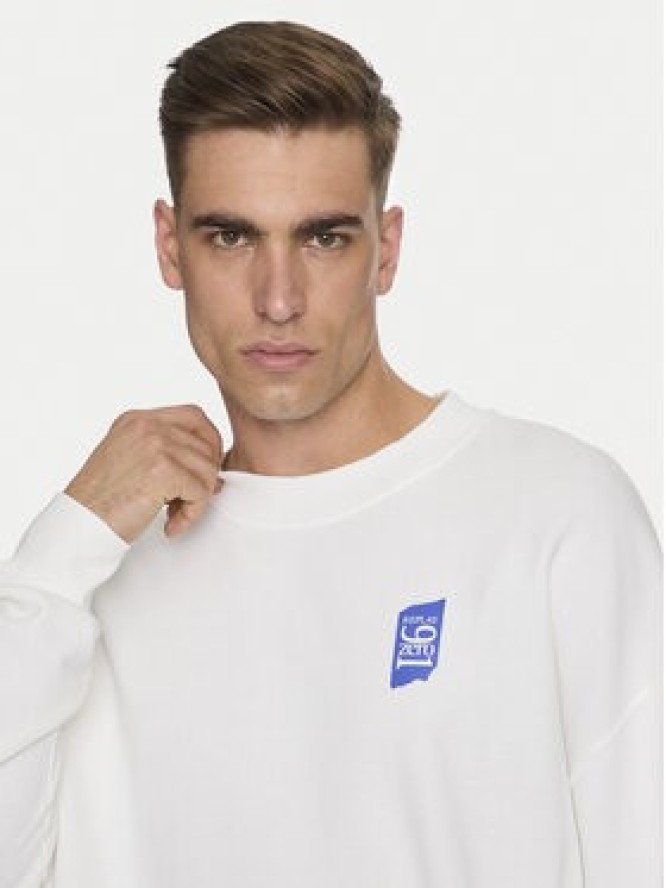 Replay Bluza M6993 .000.23758 Biały Regular Fit