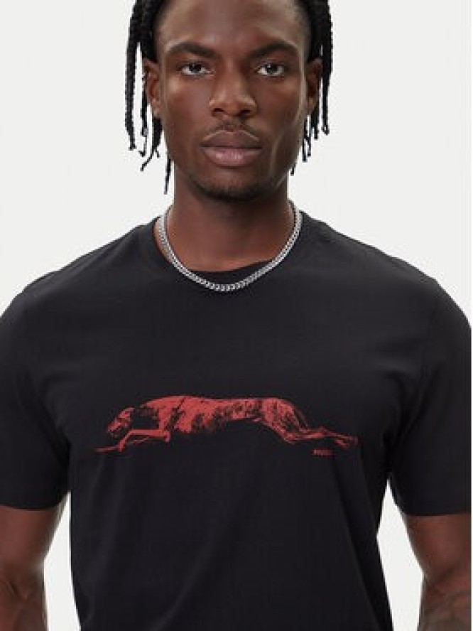HUGO T-Shirt Didug 50548557 Czarny Regular Fit