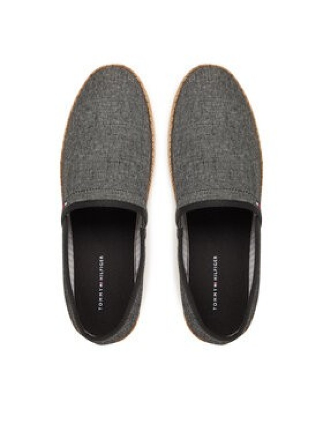 Tommy Hilfiger Espadryle Hilfiger Chambray Espadrille FM0FM05391 Czarny