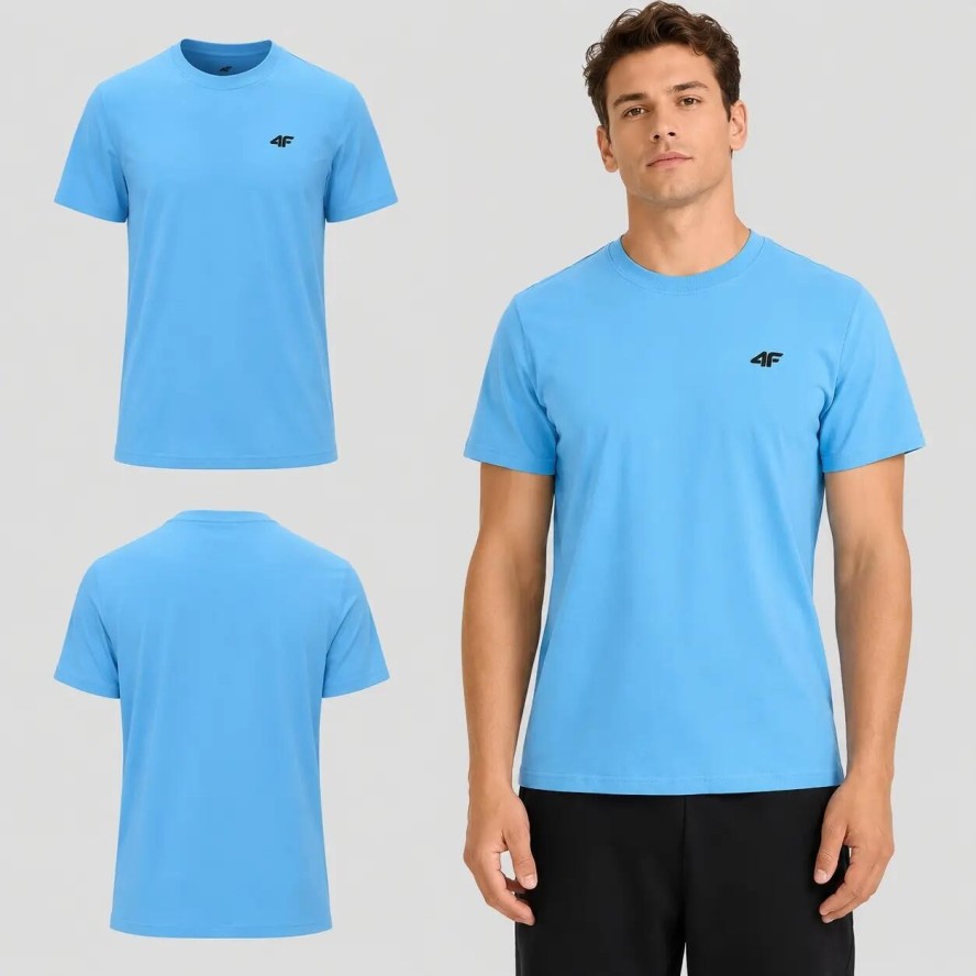 KOSZULKA MĘSKA 4F T-SHIRT BAWEŁNIANY SPORTOWY NA CO DZIEŃ M2669 SS26