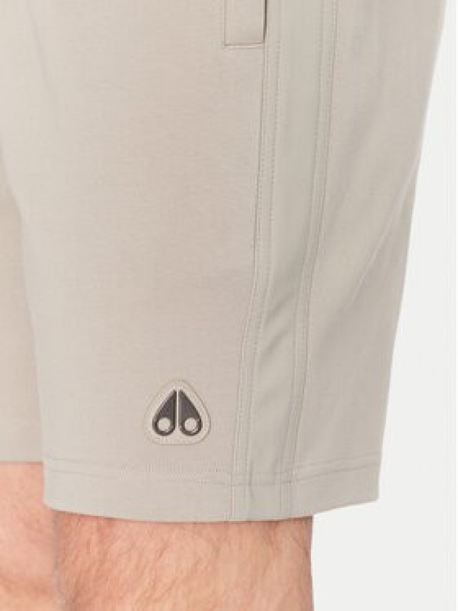 Moose Knuckles Szorty sportowe Dalon M15MR807 Szary Regular Fit