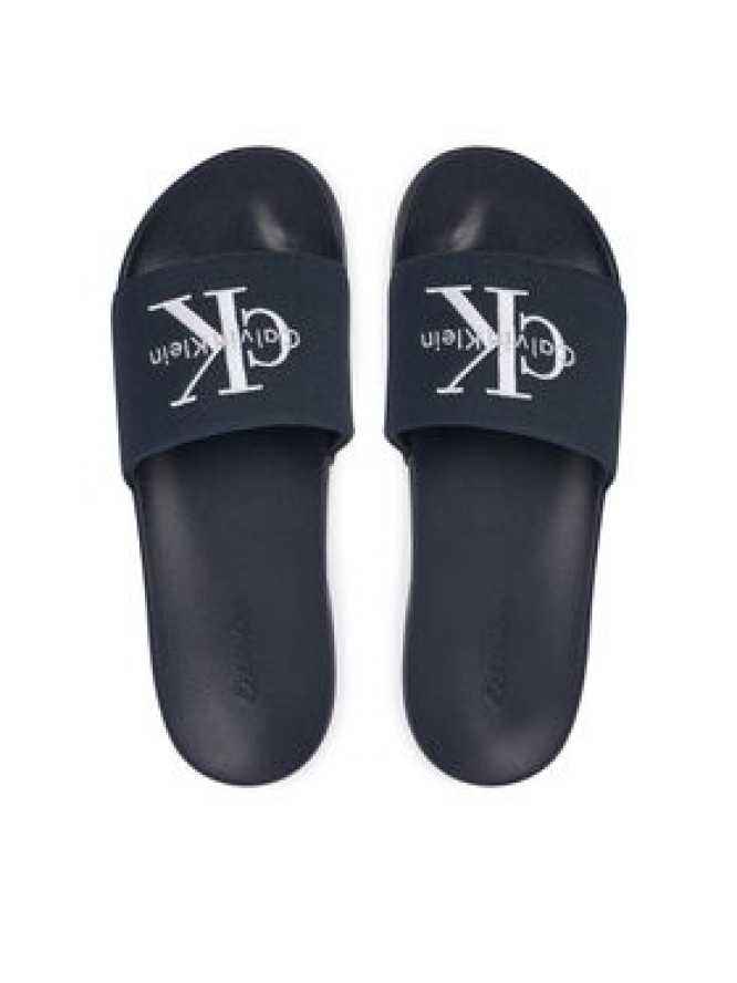 Calvin Klein Klapki Ess Slide Cv YM0YM01393 Granatowy
