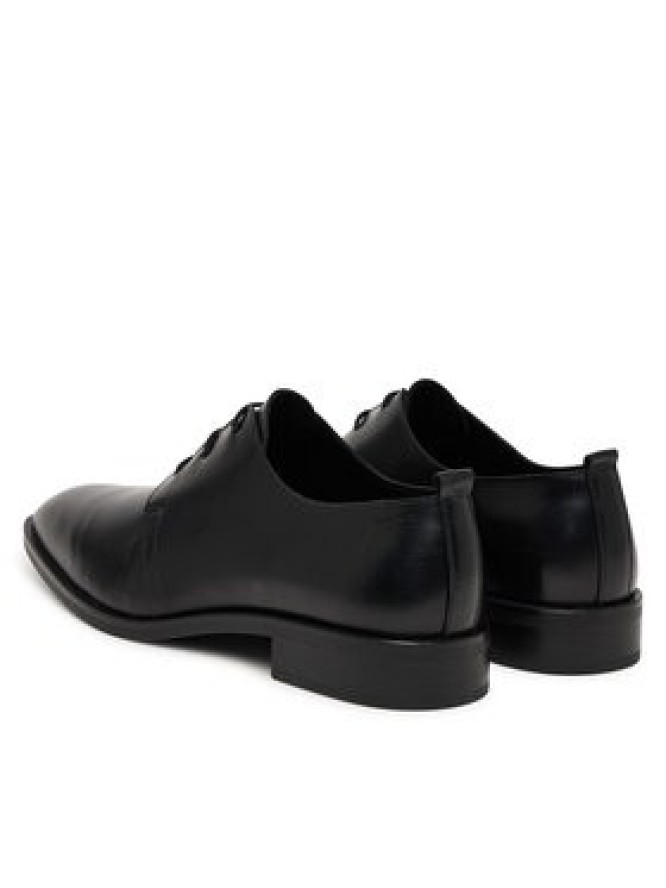 Calvin Klein Półbuty Slim Clean Derby Lth HM0HM02004 Czarny