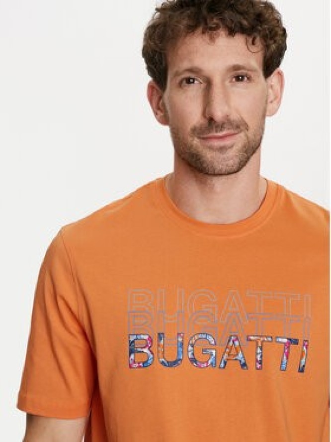 Bugatti T-Shirt 8350 55043A Pomarańczowy Regular Fit