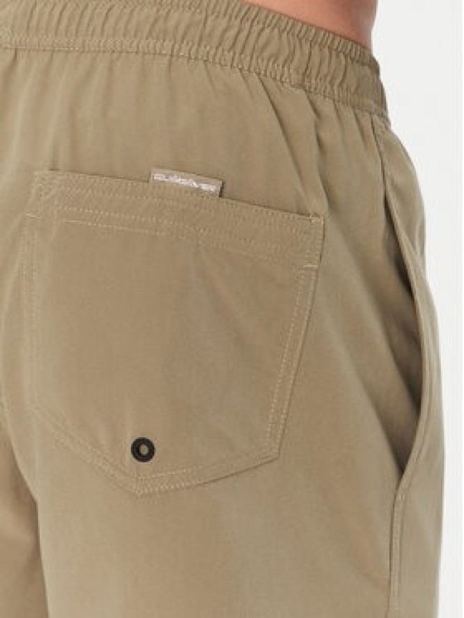 Quiksilver Szorty kąpielowe Spl Fineline Volley 15 EQYJV04141 Khaki Regular Fit