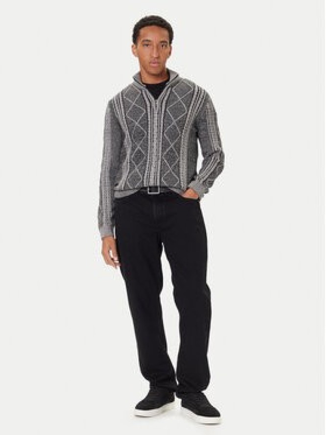 Guess Sweter M5BR44 Z2ZK2 Szary Regular Fit