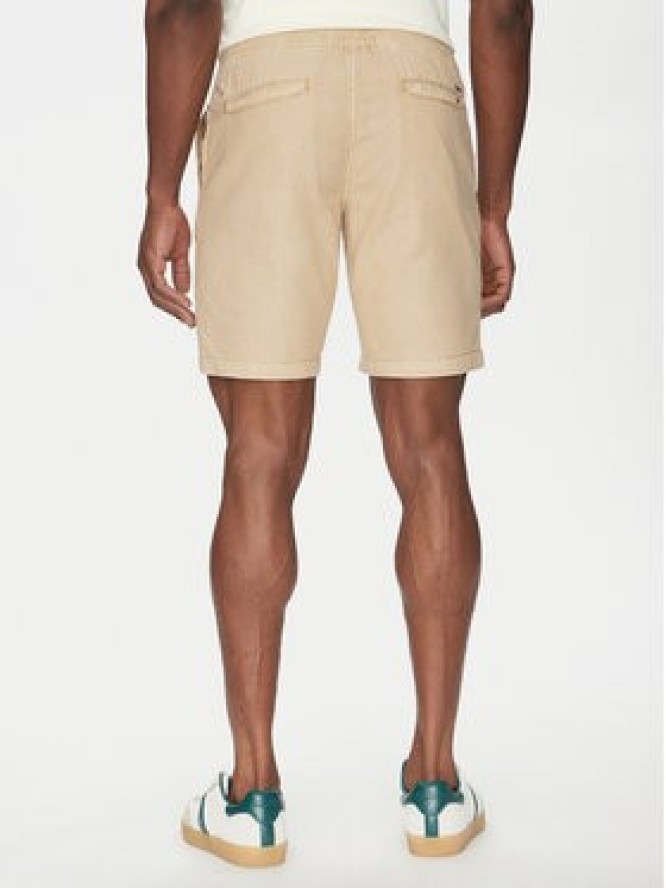 INDICODE Szorty materiałowe Wamo 70-728 Beżowy Slim Fit