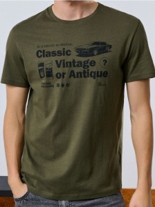 Koszulka z nadrukiem - zielony