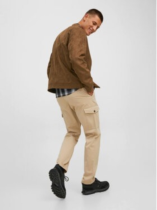 Jack & Jones Kurtka z imitacji skóry Rocky 12223141 Brązowy Regular Fit