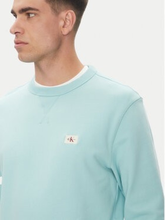 Calvin Klein Jeans Bluza J30J327115 Błękitny Regular Fit