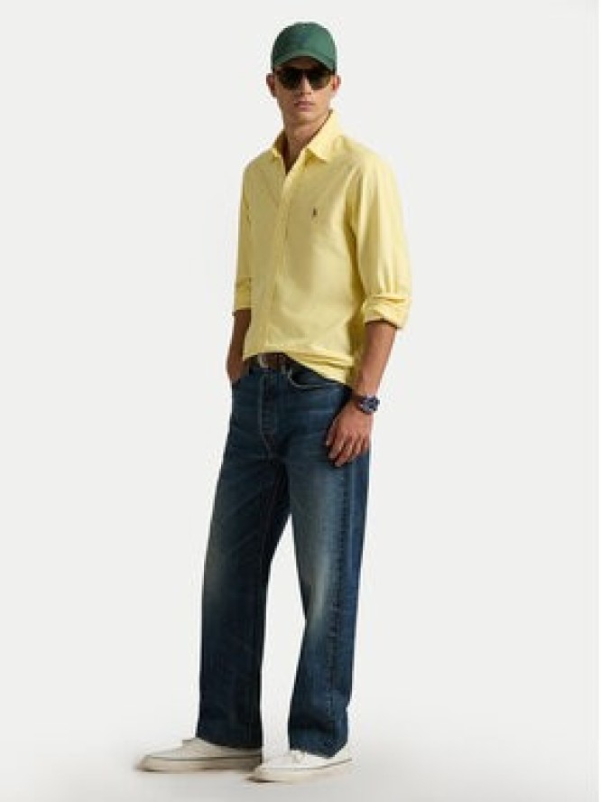 Polo Ralph Lauren Koszula 710795462004 Żółty Custom Fit