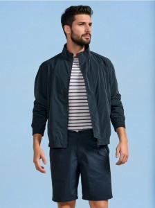 Szorty chino - niebieski