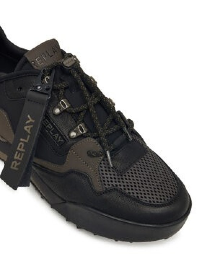 REPLAY Sneakersy Field M 2.0 GMS8L .000.C0018L Czarny