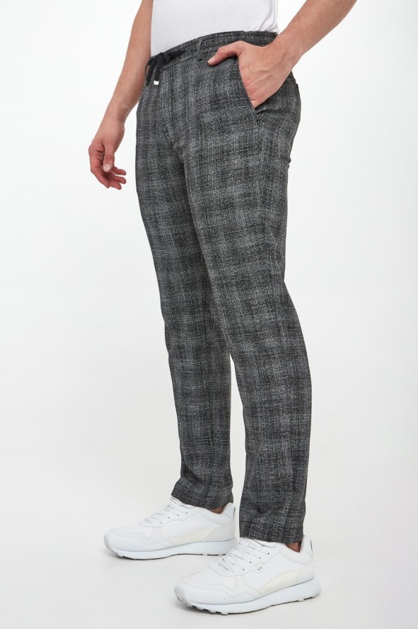 Spodnie męskie w kratkę Sake JOOP!