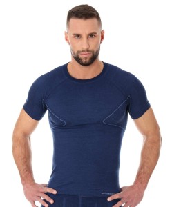 Koszulka męska Brubeck Active Wool Ss11710