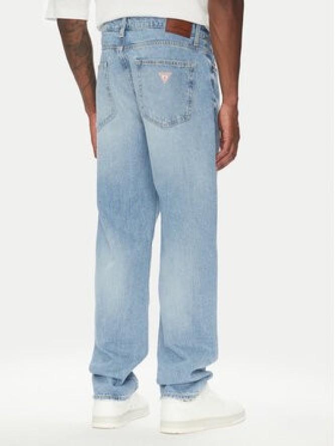 Guess Jeans Jeansy M5YA90 D5R2A Niebieski Relaxed Fit
