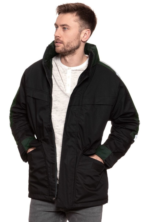 KURTKA ZIMOWA LEE HEAVY TECH FIELD JACKET BLACK L88EUP01 112123735