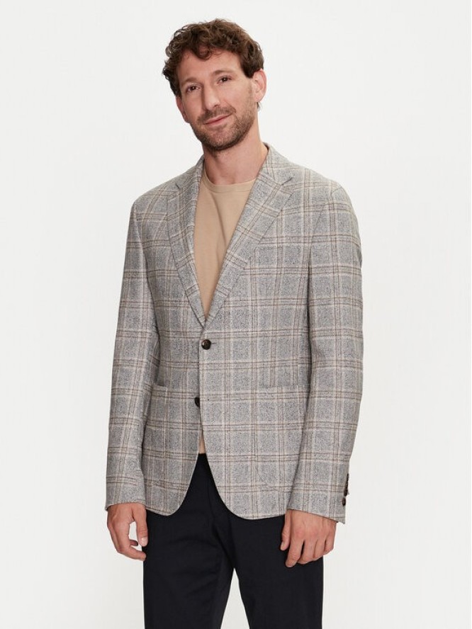 JOOP! Marynarka 17 JB-47Hoverest 30042862 Szary Slim Fit