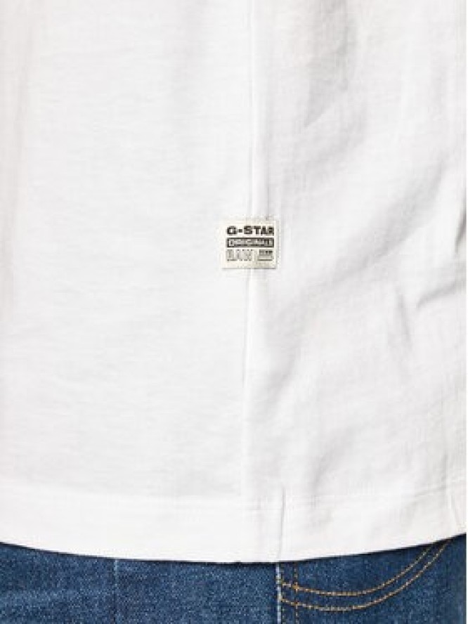 G-Star Raw T-Shirt Base-S D16412-336-110 Biały Regular Fit