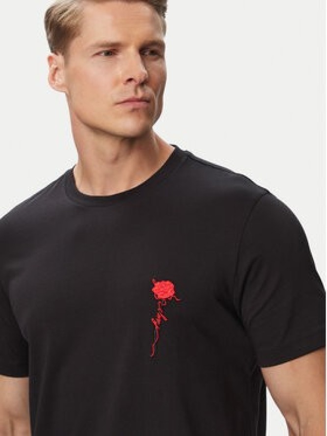 HUGO T-Shirt Diflow 50574447 Czarny Regular Fit