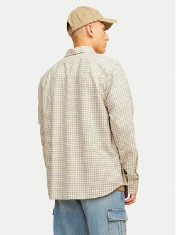 Jack & Jones Koszula Joshua 12260673 Beżowy Relaxed Fit