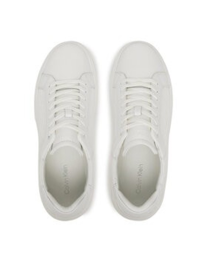 Calvin Klein Sneakersy Chunky Low Top Lace Up Mono HM0HM01970 Biały