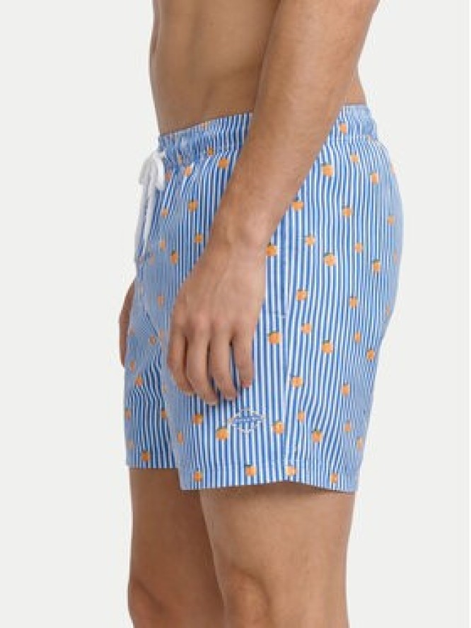 Jack & Jones Szorty kąpielowe Maui Breeze 12291425 Niebieski Regular Fit