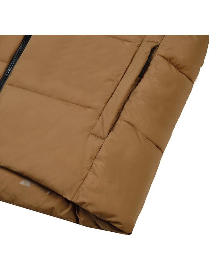 LUHTA Kurtka pikowana "Hatula" w kolorze jasnobrązowym rozmiar: 56