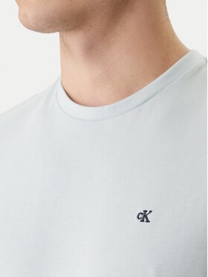 Calvin Klein Jeans T-Shirt Classic Monogram LV04RD254G Zielony Regular Fit