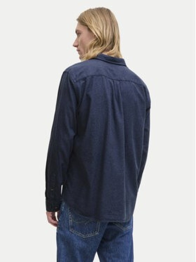 Jack & Jones Koszula Classic Melange 12278416 Granatowy Regular Fit