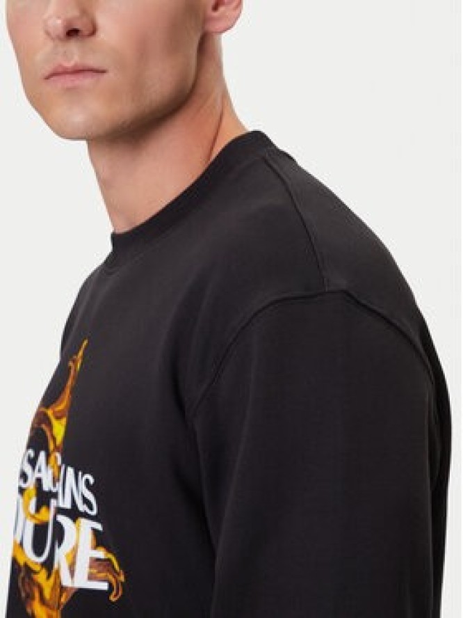 Versace Jeans Couture Bluza 79GAIE10 CF00E Czarny Regular Fit