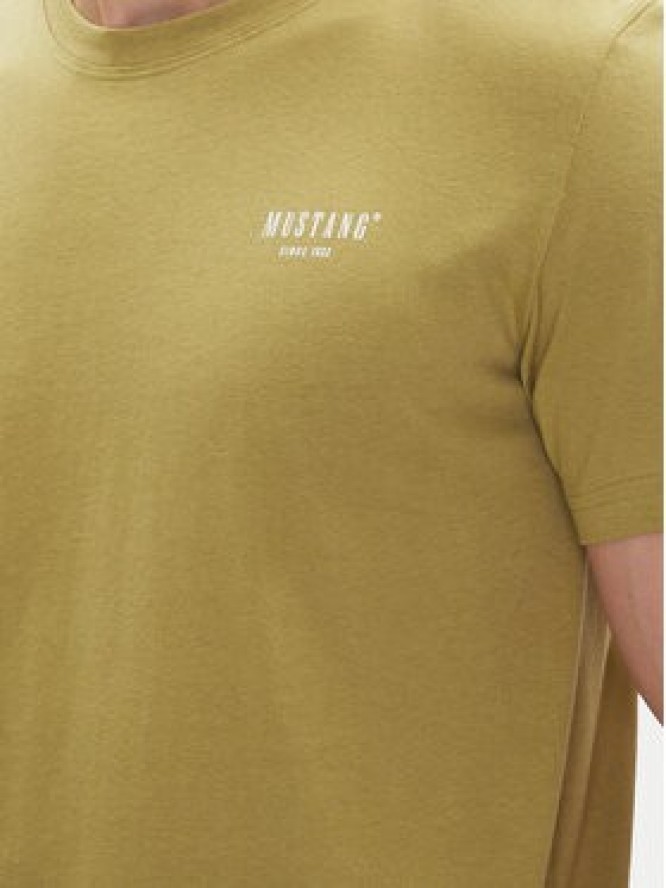 Mustang T-Shirt Austin 1016273 Zielony Regular Fit