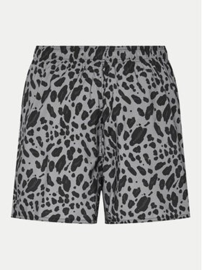 adidas Szorty kąpielowe Essentials 3-Stripes Animal CLX IS1559 Szary Regular Fit