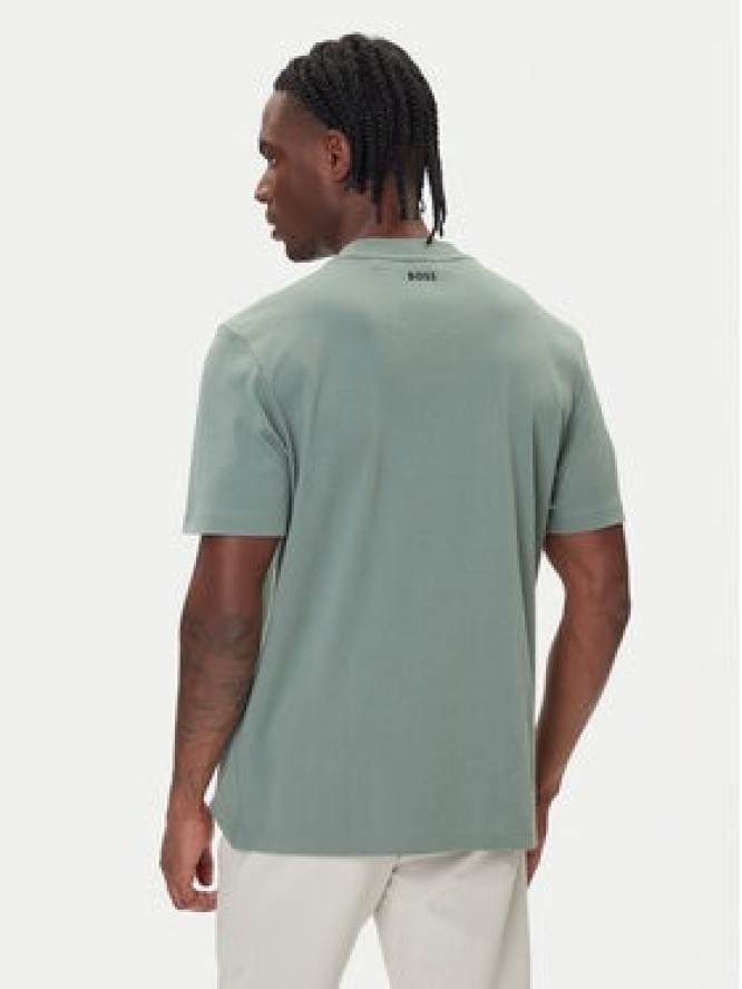 BOSS T-Shirt Iconic TL 50543905 Zielony Relaxed Fit