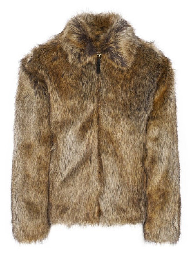 HUGO Futro Bryan2541 50546592 Brązowy Relaxed Fit