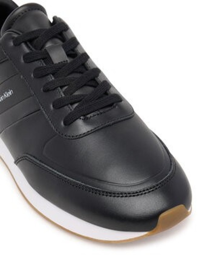 Calvin Klein Sneakersy Retro Runner Lth Tape YM0YM01381 Czarny