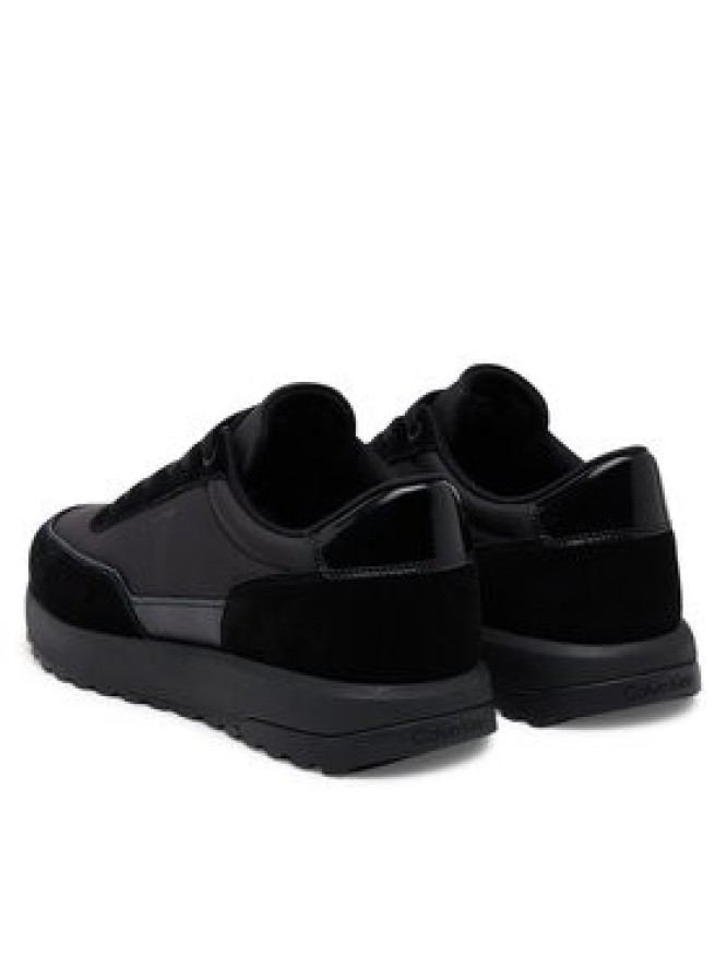 Calvin Klein Sneakersy Low Top Lace Up Repreve Mix HM0HM01714 Czarny