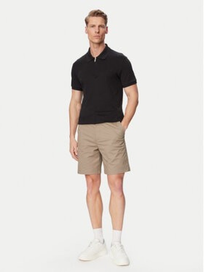 HUGO Szorty materiałowe Genar261S 50567293 Brązowy jasny Slim Fit