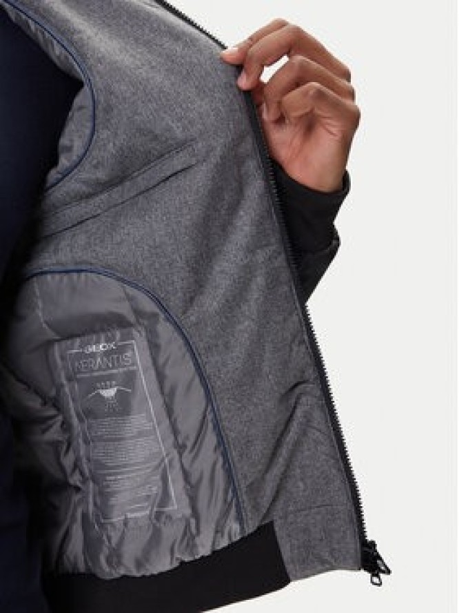 Geox Kurtka bomber Vincit M5620C T3127 F9000 Czarny Regular Fit