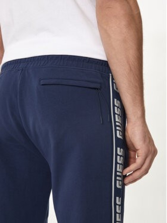 Guess Spodnie dresowe Z2YB19 K6ZS1 Granatowy Regular Fit
