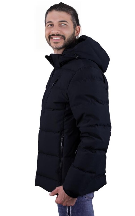 Kurtka puchowa zimowa męska WH10 Sporty