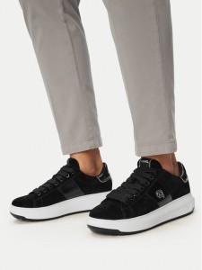 KARL LAGERFELD Sneakersy Kapri Lug KL57527 Czarny