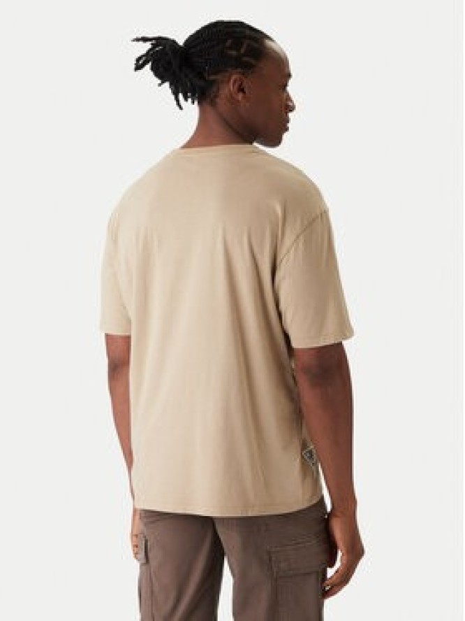 Guess T-Shirt M6RI07 KBW41 Beżowy Regular Fit