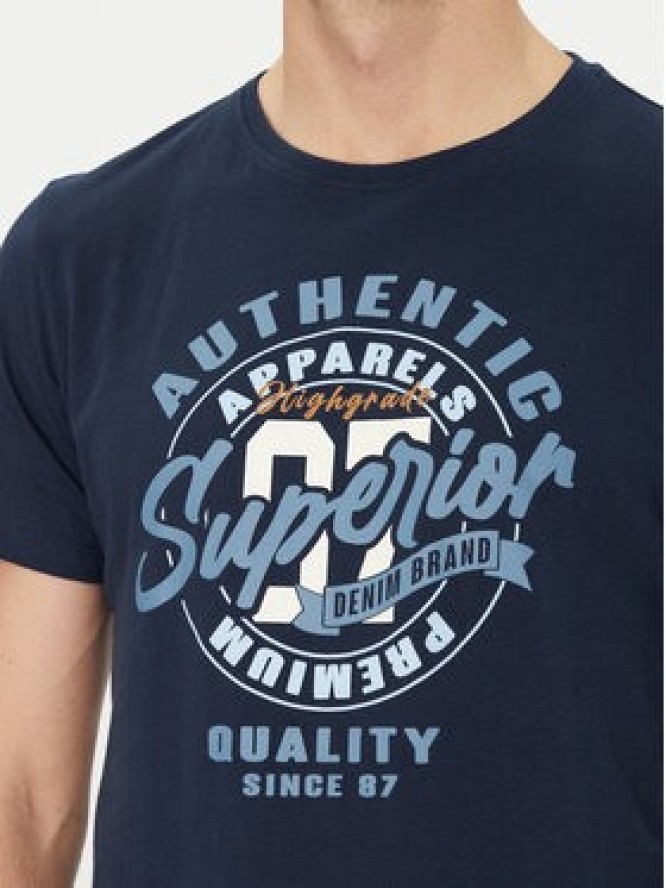 Blend T-Shirt 20717758 Granatowy Regular Fit