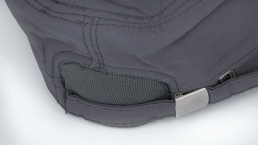 Czapka Szara Patrolówka, z Polarem, Jesienno-Zimowa, z Nausznikami i Regulacją -JAREK