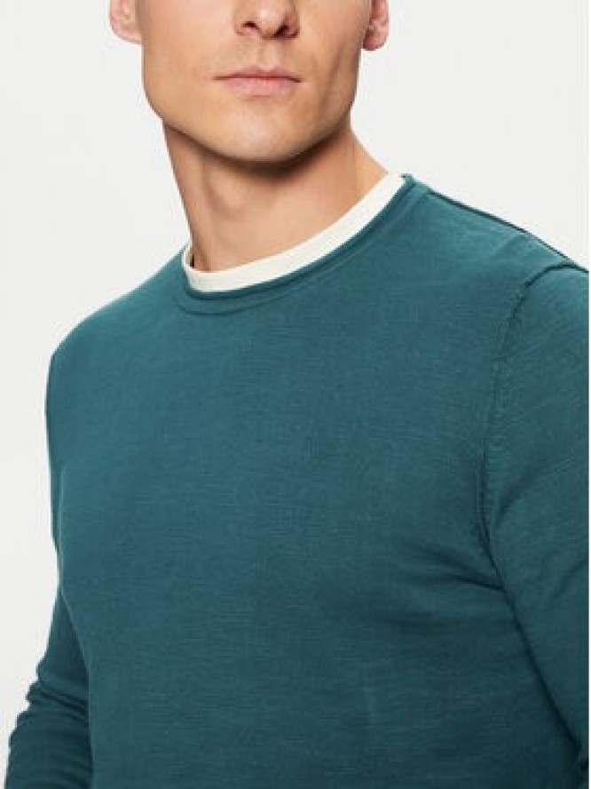 s.Oliver Longsleeve 2150762 Zielony Regular Fit