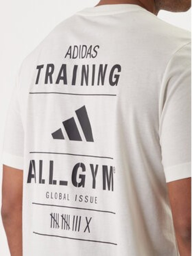 adidas T-Shirt Category Training Graphic JM8976 Écru Regular Fit