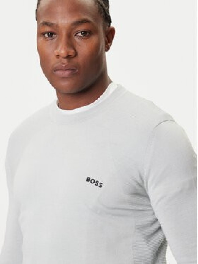 BOSS Sweter K_Momentum 50541944 Szary Regular Fit