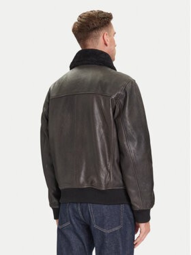 JOOP! Kurtka skórzana Falko 80000864 Szary Regular Fit